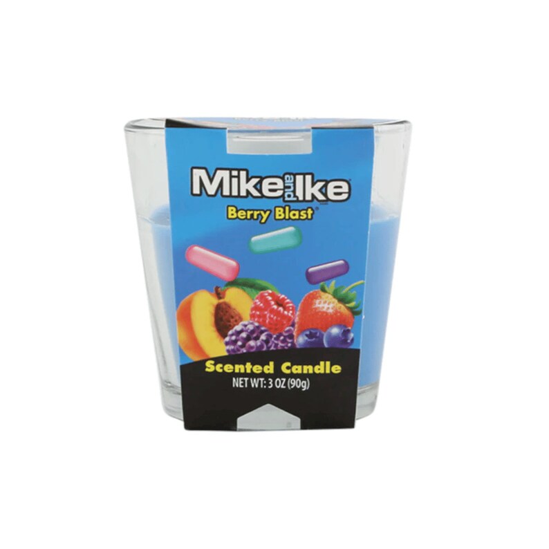 Mike & Ike Berry Blast Scented Candle - 3oz - Etsy