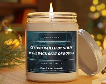 Smells Like Getting Railed by Stiles in the Back Seat of Roscoe Scented Candle | Stiles Stilinski Teen Wolf Merch Candles Funny Gift
