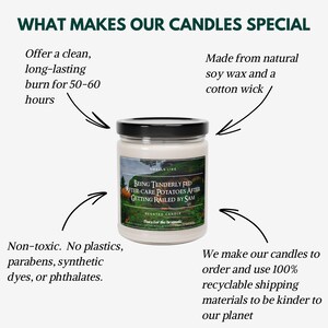 Smells Like Coffee and Contemplation after Carnal Caresses with Hopper Scented Candle, Jim Hopper Merch, Fictional Men Candles image 6