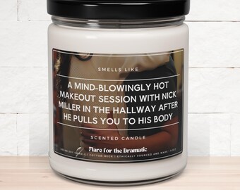 Smells Like A Mind-blowingly Hot Makeout Session with Nick Miller in the Hallway after he Pulls you to his Body Scented Candle New Girl Gift