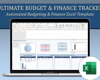 PREMIUM Excel Annual and Monthly Budget & Financial Planner, Savings Fund, Smart Calendar, and Debt Snowball Calculator