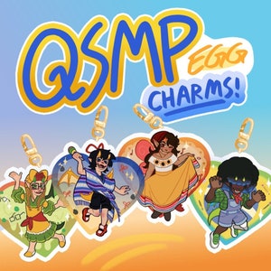 QSMP Eggs Keychains