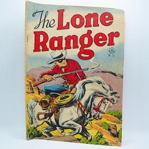 Vintage 1947 The Lone Ranger Comic Book, A Dell Magazine No. 167, Collectible The Lone Ranger Memorabilia, Vintage Western Collectibles