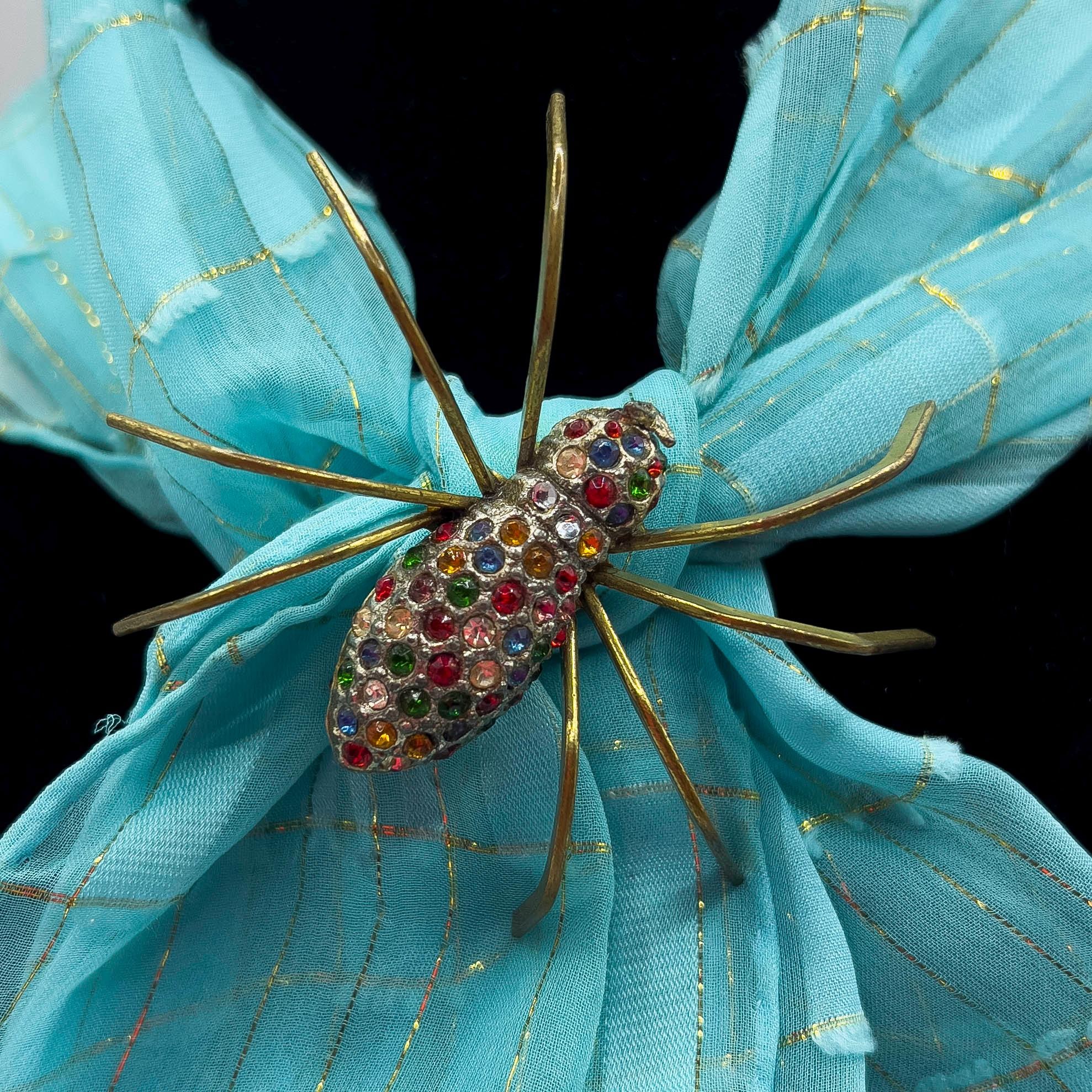 Vintage 1930s Spider Brooch by Adolph Katz - Etsy