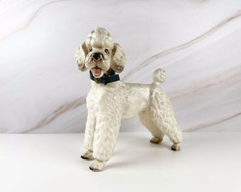 Vintage Lefton White Poodle Figurine