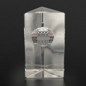 Vintage Waterford Crystal Times Square Y2K 2000 Paperweight, Collectible Waterford Crystal Glassware, Vintage Gift Ideas