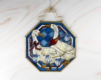 Vintage Country Goose Suncatcher
