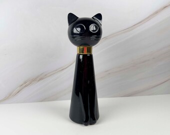 Vintage Avon Black Cat Perfume Bottle