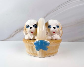 Vintage Cocker Spaniel Salt & Pepper Shakers
