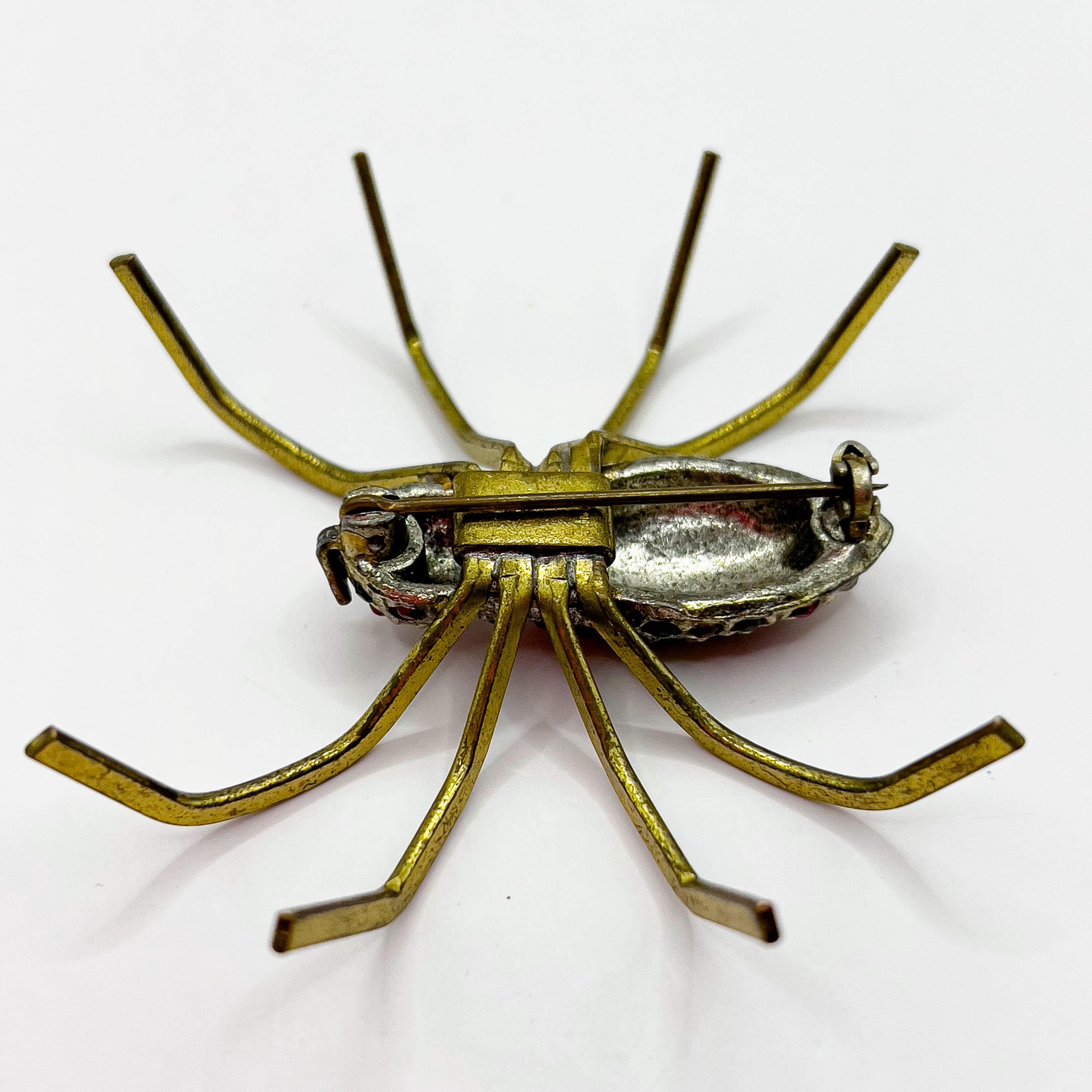Vintage 1930s Spider Brooch by Adolph Katz - Etsy