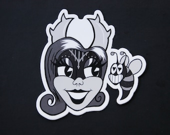 Cotesia, Cartoon Character Vinyl Sticker