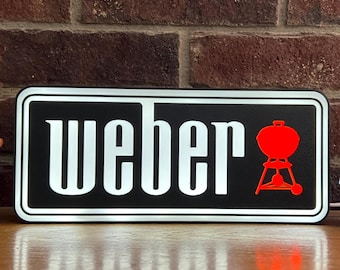 Weber Kettle LED Light Box Sign: Grill Master Gift