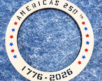 America's 250th / 1776- 2026 - Weber Kettle 6 Inch Wheel inserts (Set includes Two inserts)