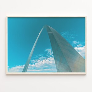 St Louis Colorful Poster Print, St Louis Photo Art, St Louis Wall Decor, St Louis Travel Print, St Louis Street Map Poster, C18-578