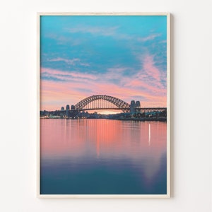 Sydney Bunt Poster Drucken, Sydney Foto Wandkunst, Sydney Wand-dekor, Sydney Travel Print, Sydney Straßenkarte Poster, Stadtplan, C18-879