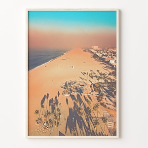 Southern California Colorful Poster Print, Southern California Photo, Southern California Decor, Travel Print, Street Map Poster, C18-872
