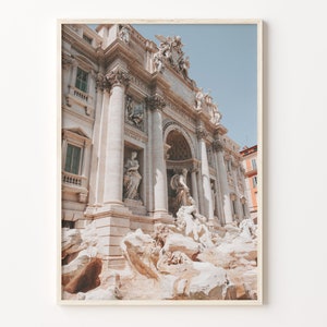 Rome Colorful Poster Print, Rome Photo Wall Art, Rome Wall Decor, Rome Travel Print, City Map, Rome Street Map Poster, C18-160