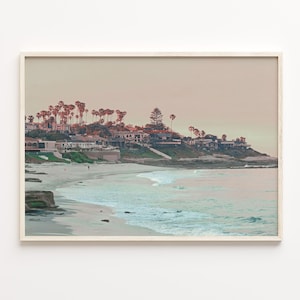 La Jolla Colorful Poster Print, La Jolla Photo Wall Art, La Jolla Decor, La Jolla Travel Print, La Jolla Street Map Poster, C18-402