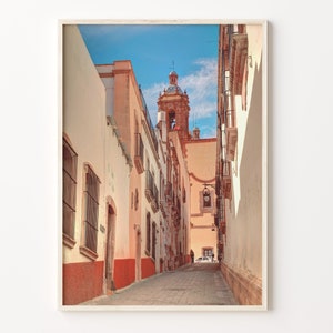Zacatecas Colorful Poster Print, Zacatecas Photo Wall Art, Zacatecas Decor, Zacatecas Travel Print, City Map, C18-14