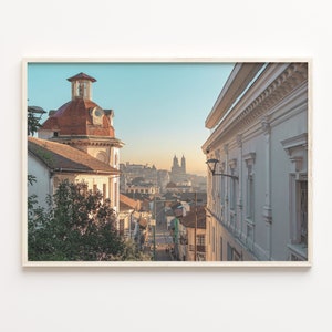 Quito Colorful Poster Print, Quito Photo Wall Art, Quito Wall Decor, Quito Travel Print, Quito Street Map Poster, City Map, C18-397