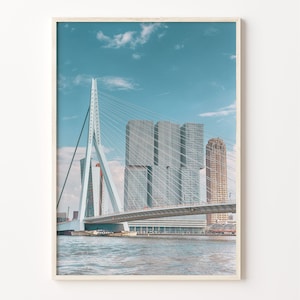 Rotterdam Bunt Poster Drucken, Rotterdam Foto Wandkunst, Rotterdam Dekor, RotRotterdam Reise Poster, Rotterdam Stadtplan Poster, C18-930