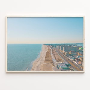 Rockaway Beach Bunt Posterdruck Horizontal, Rockaway Beach Fotowandkunst, Strandwanddekor, Reise-Druck, Straßenkarte Poster, C18-423