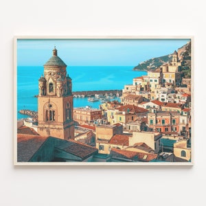 Sorrento Colorful Poster Print, Sorrento Photo Wall Art, Sorrento Wall Decor, Sorrento Travel Print, City Map, C18-319
