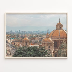 Mexiko-Stadt bunter Posterdruck Horizontal, Mexiko-Stadt Foto, Wandkunst, Mexiko-Stadt Wanddekor, Reise, Stadtplan, C18-189