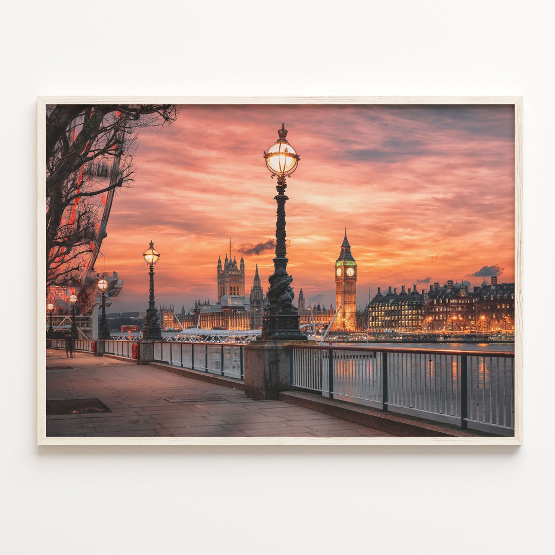 Riverside Colorful Poster Print, Riverside Photo Art, Riverside Decor ...