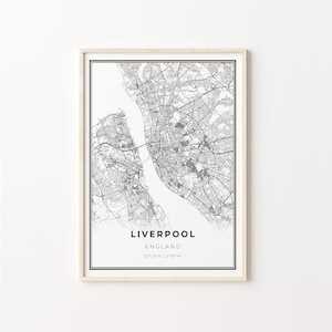 Stadtplan Kunst Poster, Stadtplan von London, England, Vereinigtes Königreich UK, Wand Kunst Dekor, Moderner Schwarzweiß Stil, Geschenk für Opa, C13-796