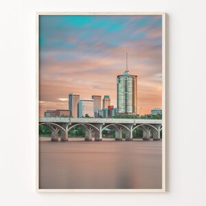 Oklahoma Colorful Poster Print, Oklahoma Photo Wall Art, Oklahoma Decor, Oklahoma Travel Print, City Map, C18-175
