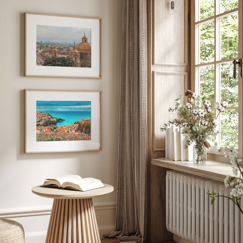 Portugal Coastline Art Print: Colorful Travel Poster image 3