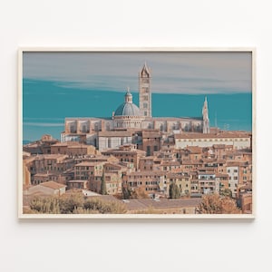 Siena Colorful Poster Print, Siena Photo Wall Art, Siena Wall Decor, Siena Travel Print, Siena Street Map Poster, City Map, C18-589