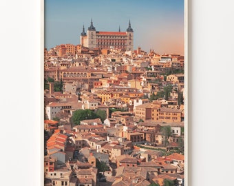 Toledo Spain Print: Colorful Cityscape Photo Art
