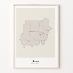 Zeigen Sie Ihren Wunsch an, ich brauche ein Poster für Nord- und Südsudan