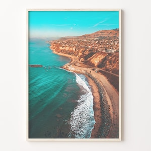 Southern California Colorful Poster Print, Southern California Photo, Southern California Decor, Travel Print, Street Map Poster, C18-785