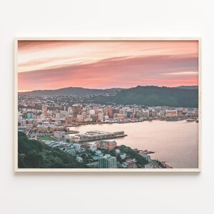 Wellington Colorful Poster Print, Wellington Photo Wall Art, Wellington Wall Decor, Wellington Print, City Map, C18-201