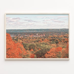 Traverse City Colorful Poster Print, Traverse City Photo Art, Traverse City Decor, Travel Print, Traverse City Street Map Poster, C18-530