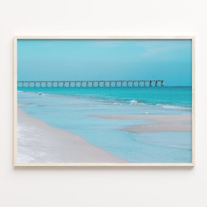 Pensacola Colorful Poster Print, Pensacola Photo Art, Pensacola Decor, Pensacola Travel Print, City Map, C18-204