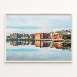 Westport Connecticut Colorful Poster Print, Westport Photo Wall Art, Westport Wall Decor, Travel Print, City Map, C18-291