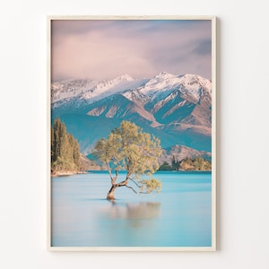 Neuseeland bunt Poster, Neuseeland Foto Wand Kunst, Neuseeland Wand Dekor, Reise Print, Stadt Karte, C18-177