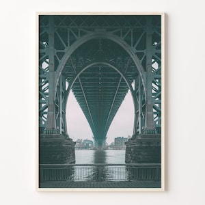 Williamsburg New York Colorful Poster Print, Williamsburg Photo Wall Art, Decor, Travel Print, City Map, C18-129