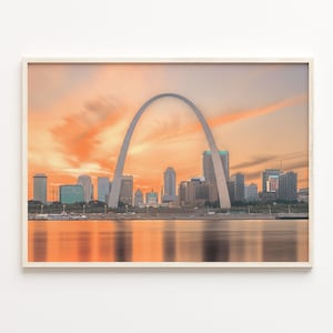 St Louis Colorful Poster Print, St Louis Photo Wall Art, St Louis Decor, St Louis Travel Print, City Map, C18-316