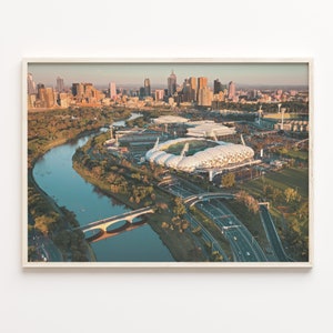 Melbourne Colorful Poster Print Australia, Melbourne Photo Art, Melbourne Decor, Melbourne Travel Print, C18-703