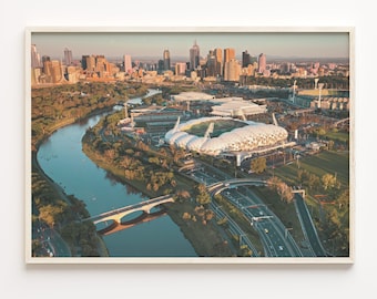 Melbourne Australia Print: Cityscape Photo Art