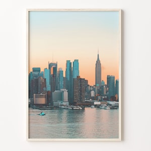 New York State Colorful Poster Print, New York Photo Wall Art, New York Wall Decor, New York Street Map Poster, C18-24