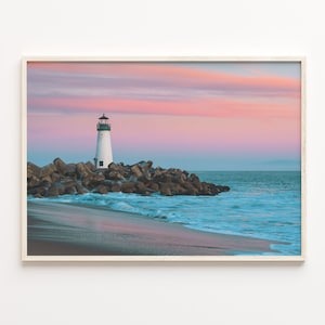 Santa Cruz Colorful Poster Print, Santa Cruz Photo Art, Santa Cruz Decor, Santa Cruz Travel Print, Santa Cruz Street Map Poster, C18-598