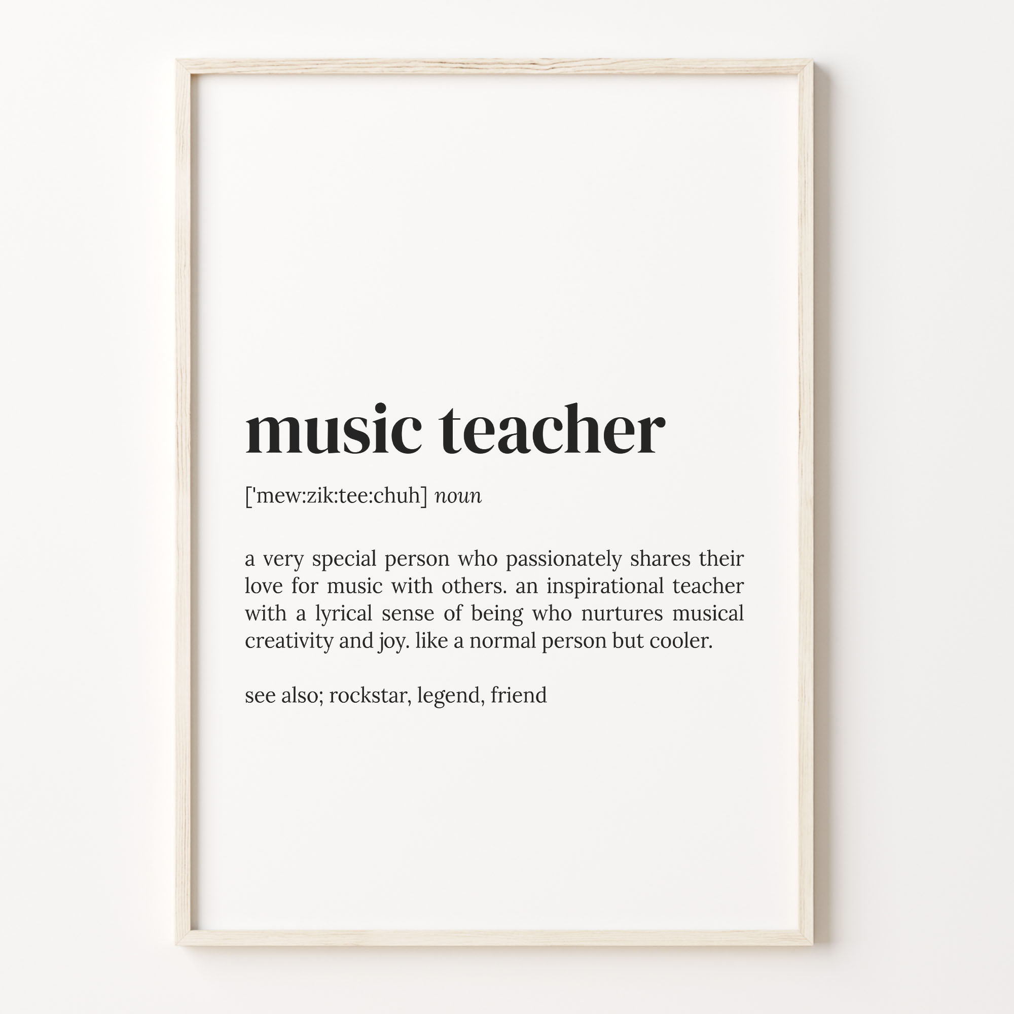 Music Teacher Quote - Etsy Israel, image size:2000x2000