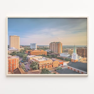 Tallahassee Colorful Poster Print, Tallahassee Photo Wall Art, Wall Decor, Tallahassee Travel Print, Tallahassee Street Map Poster, C18-539