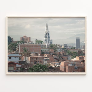 Medellin Bunter Plakat-Druck, Medellin Foto-Wand-Kunst, Medellin-Wand-Dekor, Medellin-Reise-Druck, Stadt-Karte, C18-362